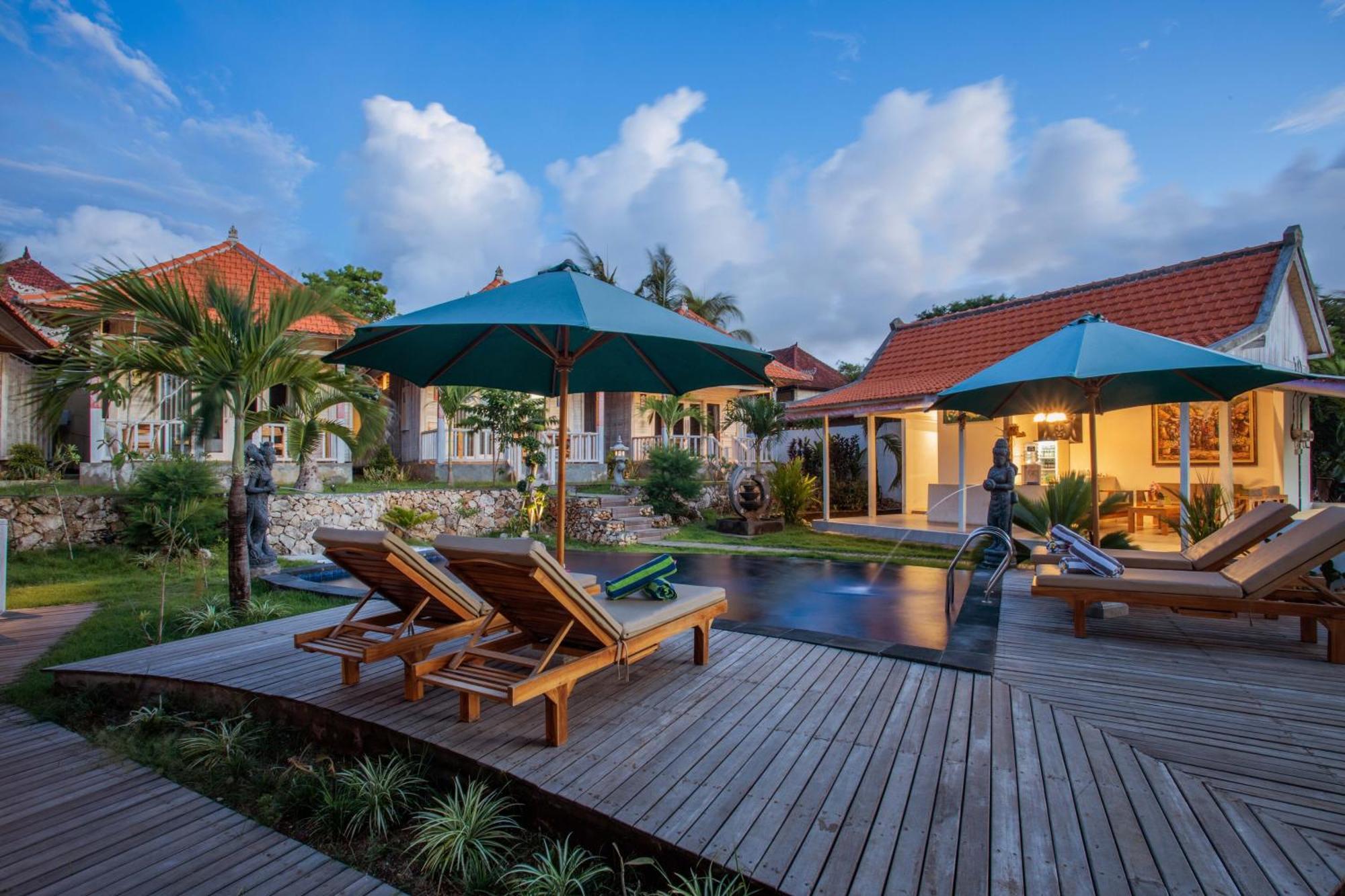 Blue Sky Villa Ceningan Lembongan Exterior foto